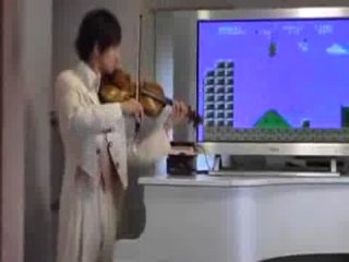 mario on the violin..cool..